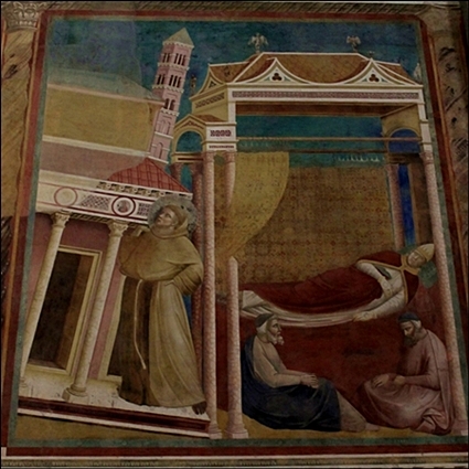 Giotto, Sen Innocentego III - Bazylika św. Franciszka z Asyżu, Asyż